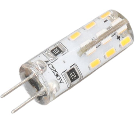 Eosnow 10 pièces G4 ampoule LED Bi broche Base Silicone blanc chaud 3000K 1.5W AC220V 110LM paysage ampoules remplacement