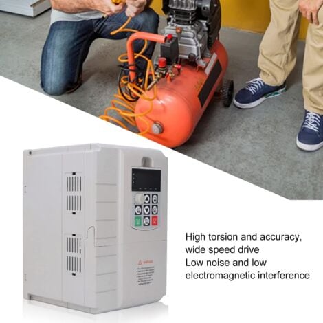 Eosnow,Convertisseur de fréquence 7.5KW Régulateur de vitesse du moteur Entrée monophasée 220V Sortie triphasée 380V