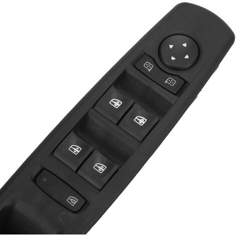 Eosnow Interrupteur de commande de vitre électrique 809610016R, accessoires de voiture de remplacement pour Megane MK3 2008 – 2016