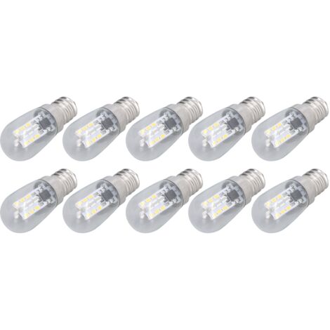 Eosnow 10 pièces LED E12 ampoule verre petit plafonnier ampoule 500LM applique ampoule pour chambre bureau 220V