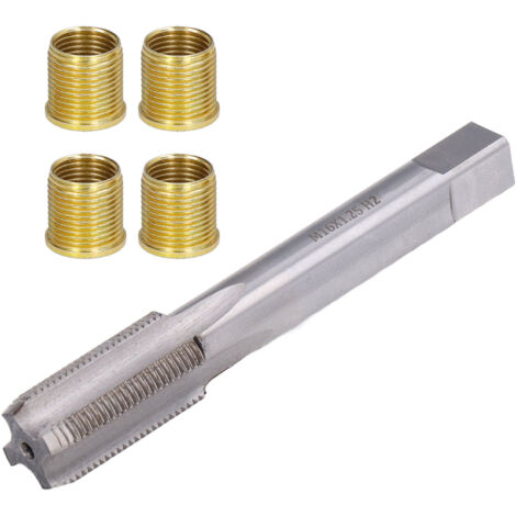 Kit De Réparation Filetage Bougie D'Allumage Ozgkee - Inserts Métalliques M14x1.25 Avec Taraud Outil Professionnel