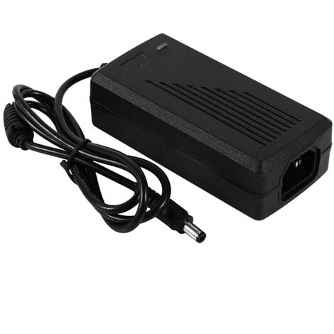 Eosnow Adaptateur convertisseur AC 100V-240V DC 12V 5A 60W, alimentation pour moniteur LCD lumière LED, 1 pièce