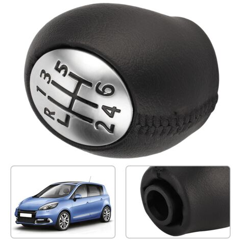 Eosnow,Pommeau de levier de vitesse de voiture à 6 vitesses adapté pour Megane mk3 Clio mk3 Laguna mk2 scénic