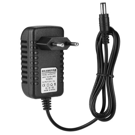 Adaptateur de chargeur Li ion à noyau de cuivre épais 21 V/1A chargeur de batterie au Lithium adaptatif prise ue