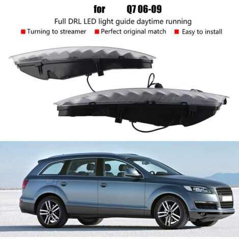 Feux De Jour LED Universels Pour Voiture – 12V, étanches, Haute Luminosité, Longue Durée
