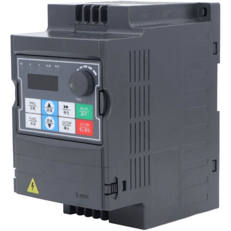 Eosnow,Variateur de fréquence 3KW monophasé à 3 phases AC190-230V entrée 50-60Hz AC0-230V sortie 0-999.9Hz onduleur VFD