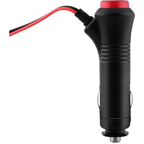 Eosnow Prise allume-cigare de voiture male de 1.5m, adaptateur de prise d'alimentation, interrupteur marche/arrêt, fusible 12V 24V