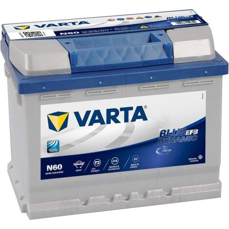 Batterie de démarrage Varta Blue Dynamic L2 N60 12V 60Ah / 640A 560500056