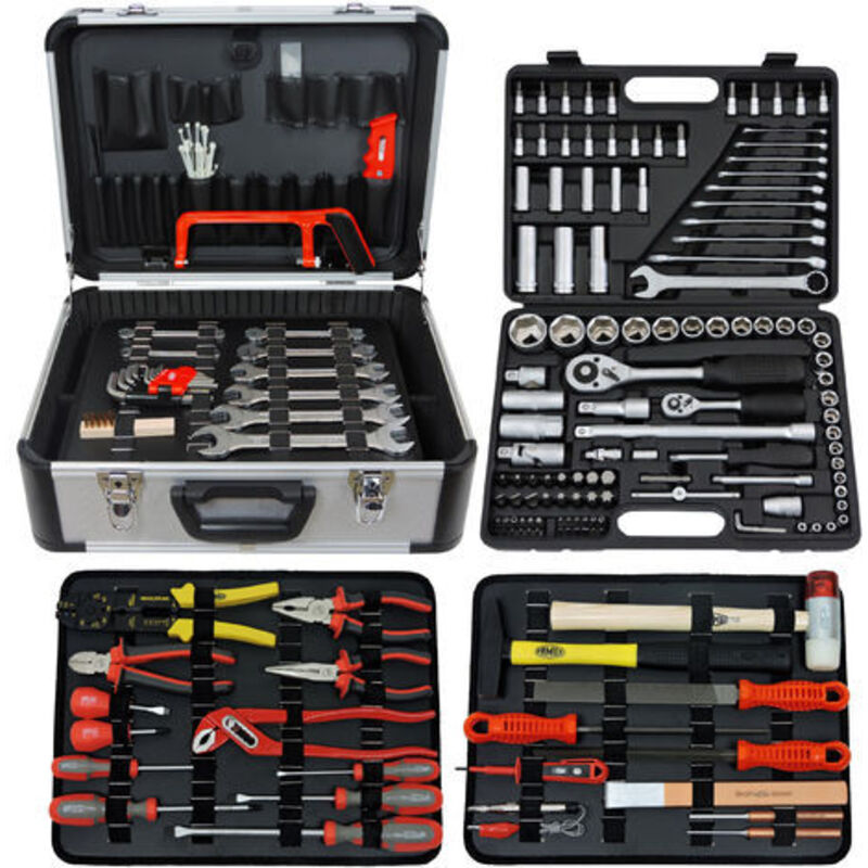 FAMEX 720-18 Malette à Outils Professionnels, Boite à Outils