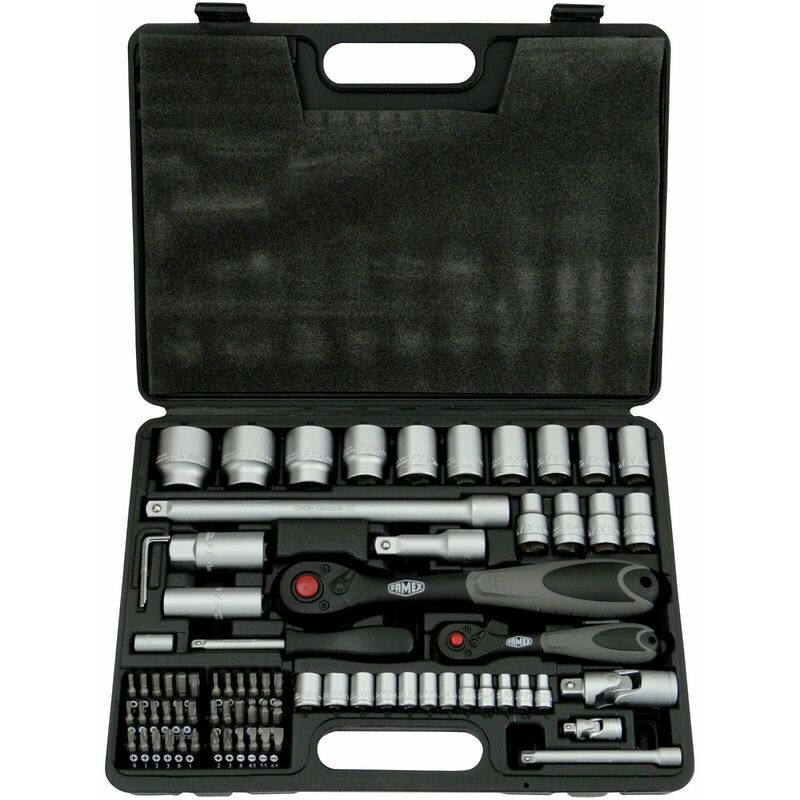FAMEX 744-48 Malette à outils complète - Valise à Outils - Boîte à