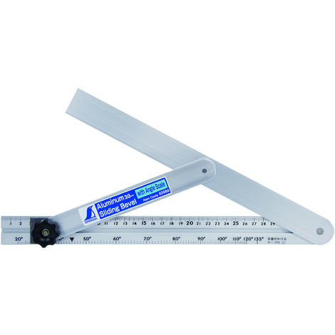 Équerre coulissante 300 mm en acier inoxydable – Précision 0,1 mm – Butée métallique robuste – Surface en chrome dur pour lisibilité – Famex