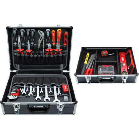 FAMEX 729-88 BOÎTE à outils complete malette à outils valise coffret outillage EUR 199,99 - FR