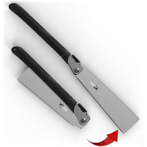 FAMEX 5523 Scie Japonaise Ryoba pliante, Made in Japan, 240mm, 7-9 / 17 TPI