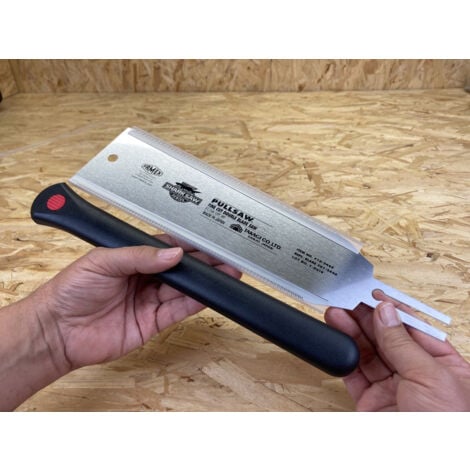 FAMEX Scie japonaise double face, Ryoba, Made in Japan, 240mm, 17/9 TPI, 5510