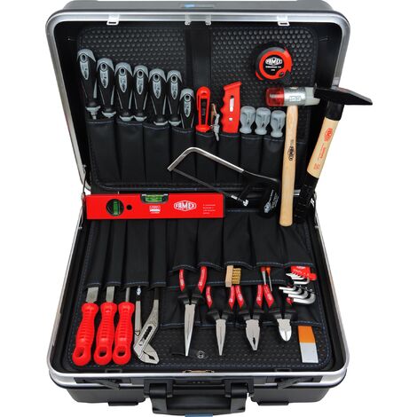 FAMEX 606-88 Valise rigide à outils pour les professionnels -coffret d'outillage avec des outils allemands (1/5)