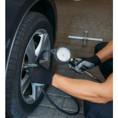 Compresor de Aire Goodyear 100L. Caudal 412 l/min. Velocidad 2.800 RPM. Presión Máx. 10 bares. Potencia y rendimiento asegurados - Goodyear