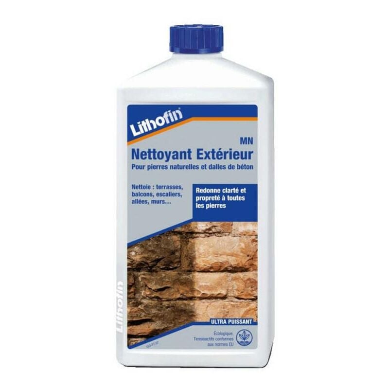 Lithofin MN Detergente per esterni - Detergente per pietre naturali 1L