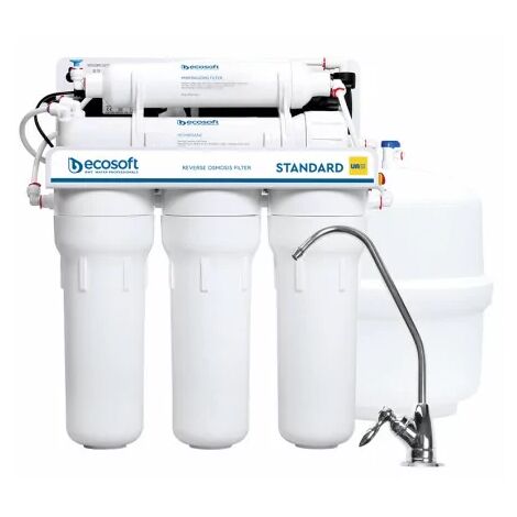 BWT – Osmoseur inverse – Filtration eau potable – 5 microns, 1 micron, 50 GPD – Débit 7,9 L/h – Réservoir 12 L – Installation rapide