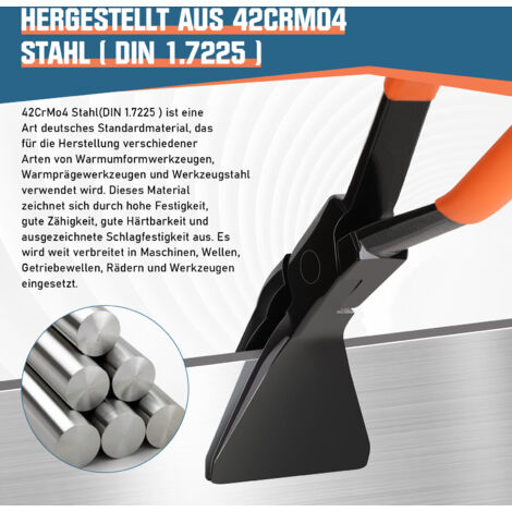 Abkantzange Falzzange Zange 0 ° 45 ° 90 ° Profi Dachdecker Blech Biege Klempner