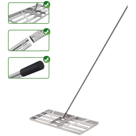 85x35cm Lawnleveling Rakel Rasen zum Sanden Rasenschieber mit