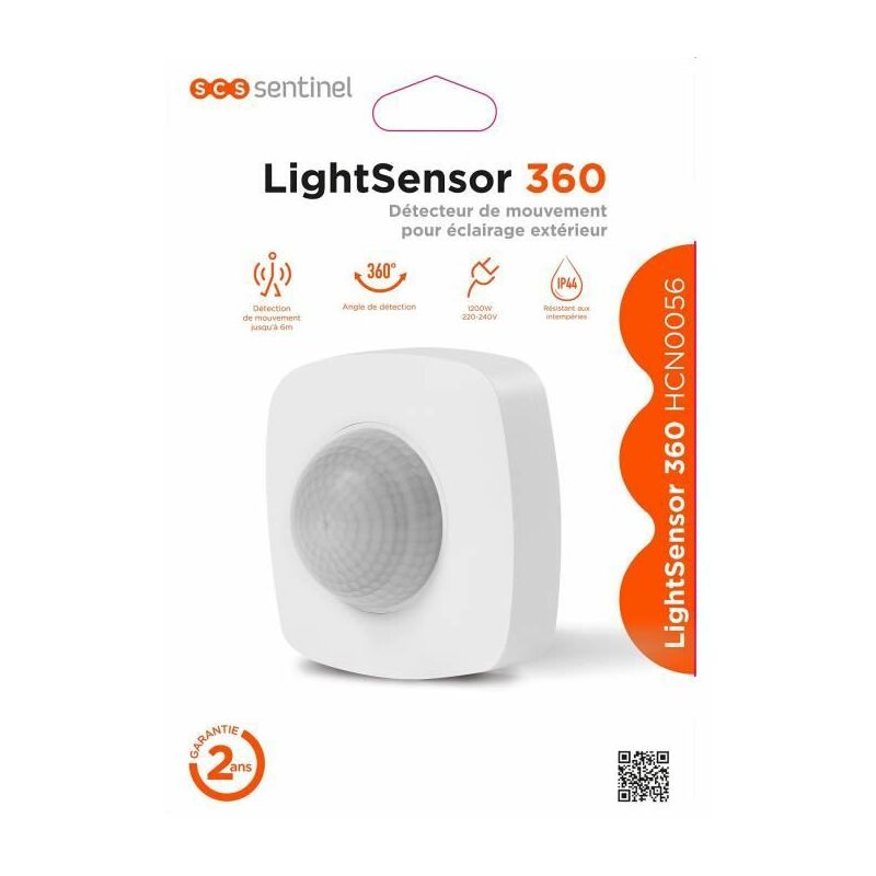 Sensor de movimiento para luz exterior - LightSensor 360 - SCS