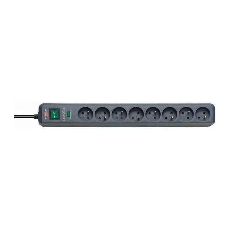 Aigostar - Cable Alargador de 10metros, hasta 3680W, Protección Infantil,  Enchufe 16A/250V, Toma de Corriente 2P+E, Cable de Tipo H05VV-F 3G1.5mm²,  Blanco : : Electrónica
