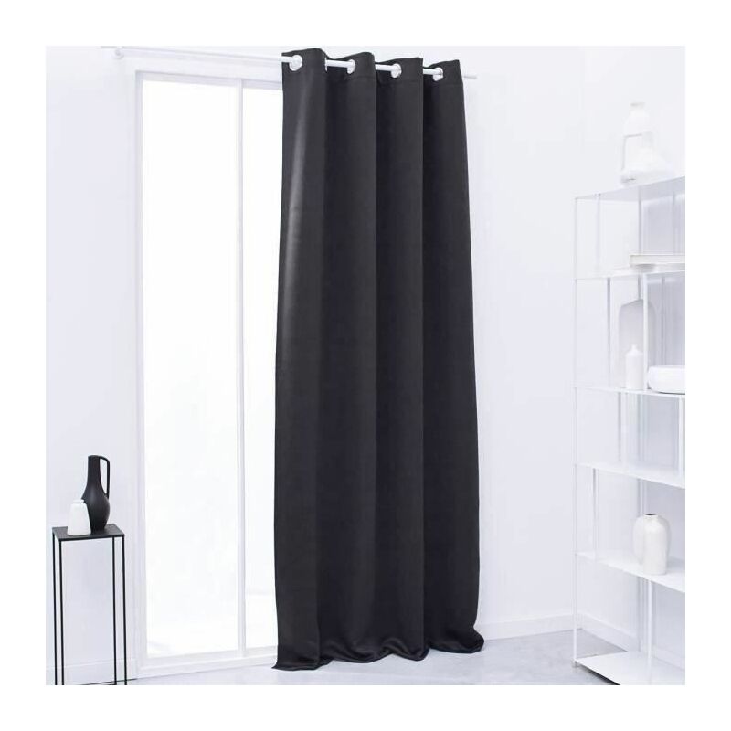 Relaxdays 2 Visillos de Voile, Cortinas Semitransparentes con