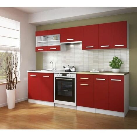 ULTRA Mueble de cocina alto L 60 cm - rojo mate
