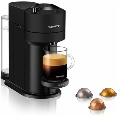 Nespresso Vertuo Next Black Mat 1,1L - Cafetera Krups YY4606FD