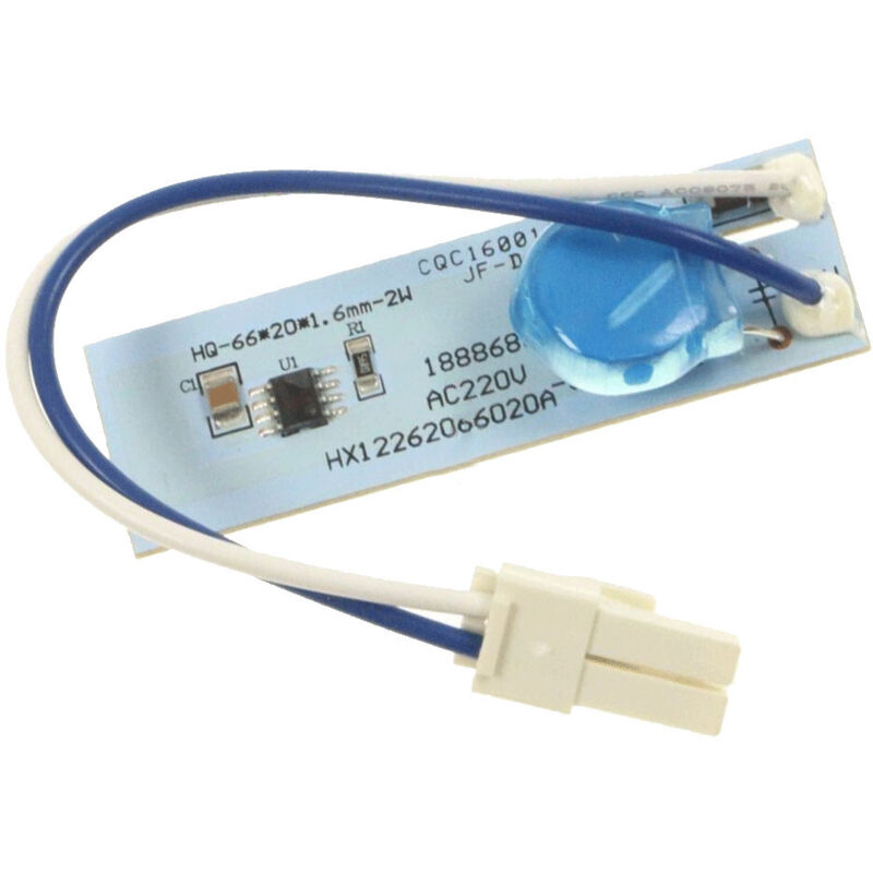 Carte De Circuit Imprimé D'une Lumière LED Blanche Avec Une Résistance