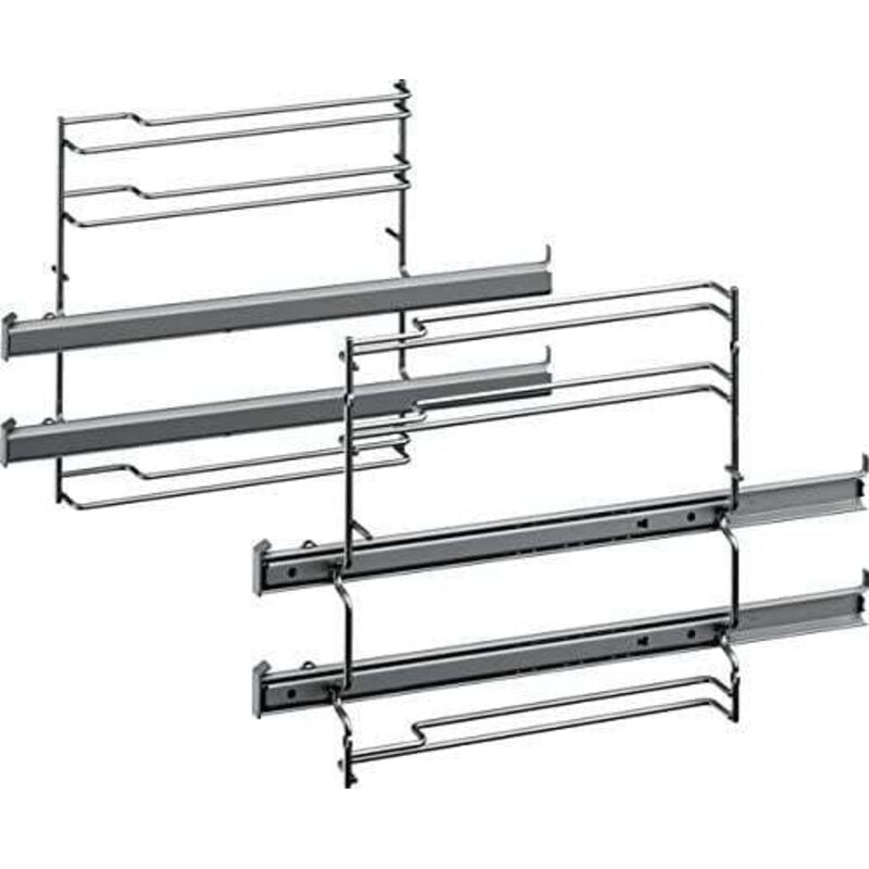 Glissieres telescopiques double pour four Bosch - Siemens