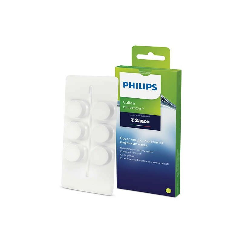 Philips Original CA6704/10 Pastilles Dégraissantes Spécial Machine Espresso Pack de 6
