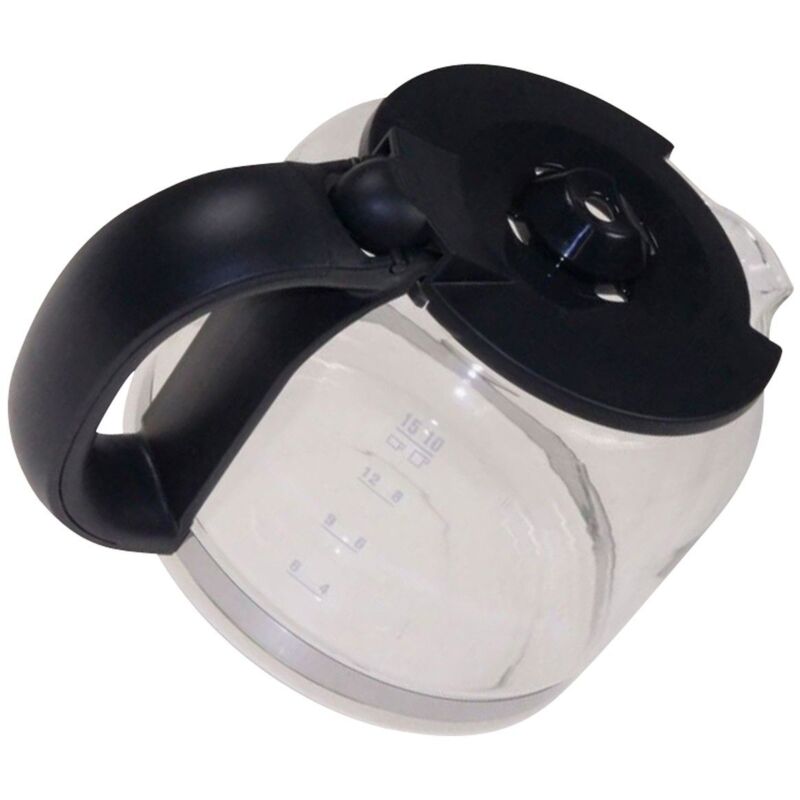 Verseuse Avec Couvercle SS-986844 Pour Cafetière TEFAL EQUINOX - Verre Anti-Goutte
