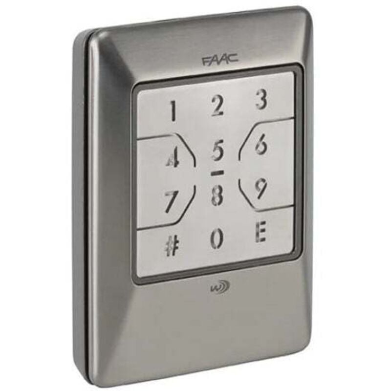 Digicode FAAC filaire XKP  INOX 433mhz - 404039