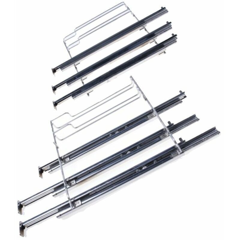 Glissière extension triple d'origine (17006335, 17001178) Four, cuisinière JUNKER, VIVA, BOSCH, BLAUPUNKT, SIEMENS, CONSTRUCTA