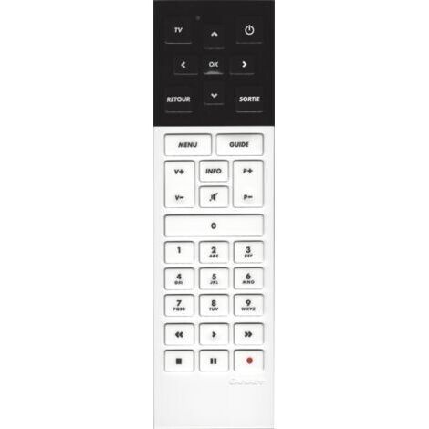 Télécommande d'origine CANAL+ pour récepteur Boitier TV Wifi HD modèle CUBE – Usage immédiat sans programmation – Compatible avec plusieurs appareils