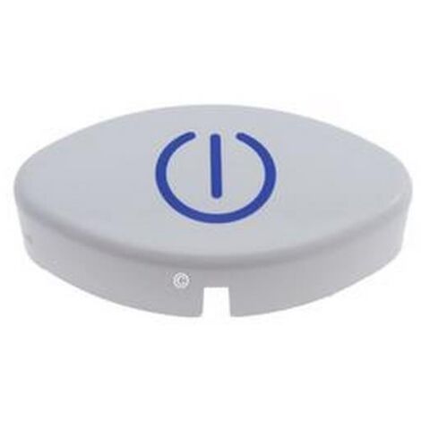 Touche on-off blanc d'origine (C00143006) Lave-vaisselle ARISTON HOTPOINT, INDESIT (1/3)