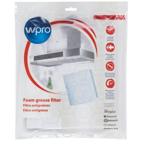 Filtre graisse papier 97x47 a decouper pour Hotte Bauknecht, Hotte Ariston, Hotte Indesit, Hotte Candy, Hotte Zanussi, Hotte Wpr (1/3)