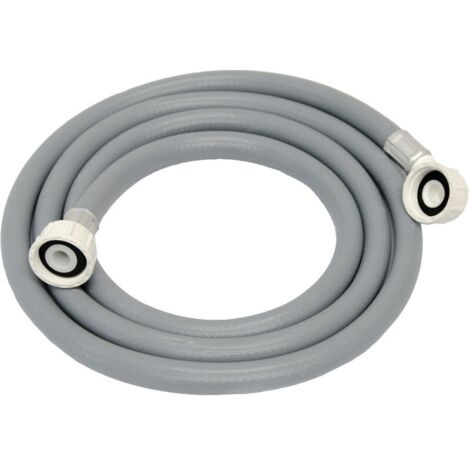 Tuyau flexible d'alimentation eau froide 2 m – Raccord coudé et droit 3/4' – Compatible lave-linge et lave-vaisselle – Eyepower
