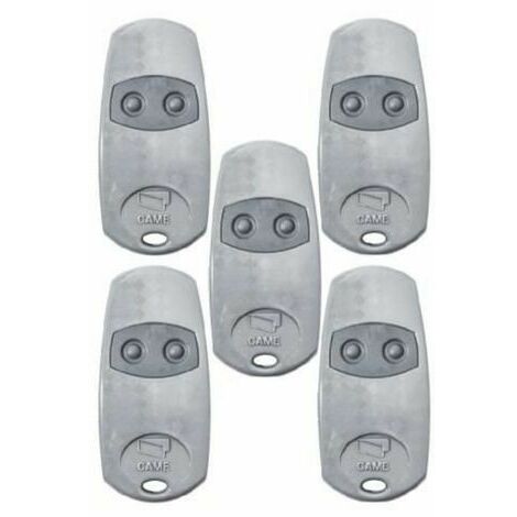 Pack de 5 Telecommandes d'origine Came TOP432EE - Frequence de code fixe 433,92 MHz