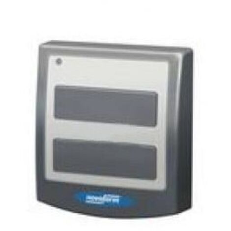Bouton poussoir radio pour porte de garage – 2 boutons de commande – Alimentation par piles – Portée jusqu'à 100m – Indice de protection IP44 – Novoferm - NFF15047