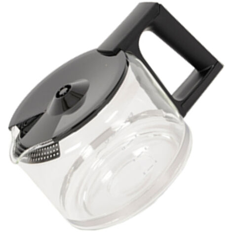 Verseuse en verre noir pour cafetière Tefal CM310811 – Système anti-goutte – Capacité 6 tasses – Compatible avec SEB et TEFAL