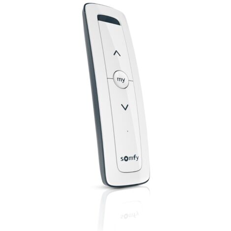 Somfy – Télécommande pour motorisations RTS – Émetteur mural 1 canal – Fréquence 433,42 MHz – Indice IP30 – Température d'utilisation 0-48°C