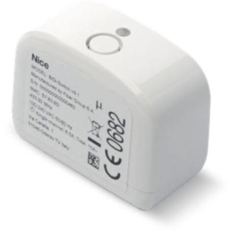 Nice – Micromodule domotique pour volets roulants – Moteur 50Nm – Alimentation 230VAC – Compatible avec capteurs climatiques – Installation facile (1/3)