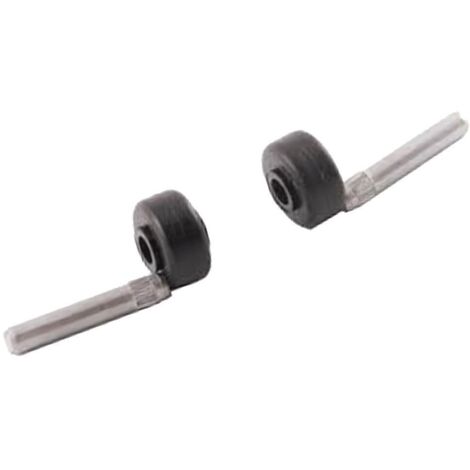 Roulettes avant x2 pour aspirateur – Roues multidirectionnelles pour sols durs – Accessoire compatible avec aspirateurs ROWENTA