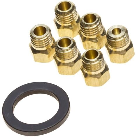 Jeu d'injecteurs gaz butane propane (481231038976) Four, cuisinière 294845 WHIRLPOOL, BAUKNECHT