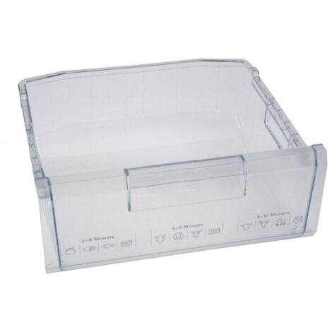 Tiroir de congélation transparent pour réfrigérateur – Pièce détachée pour congélateur – Compatible modèles Bosch et Siemens