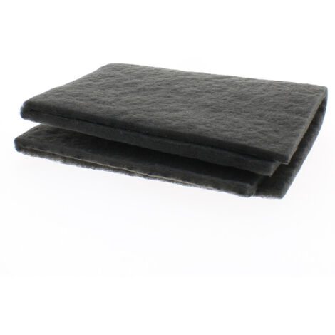 Home Equipement – Filtre charbon anti-odeur rectangulaire à découper pour hotte – Dimensions 57 x 47 cm – Qualité supérieure 240gr/m² – Compatible toutes marques (1/2)