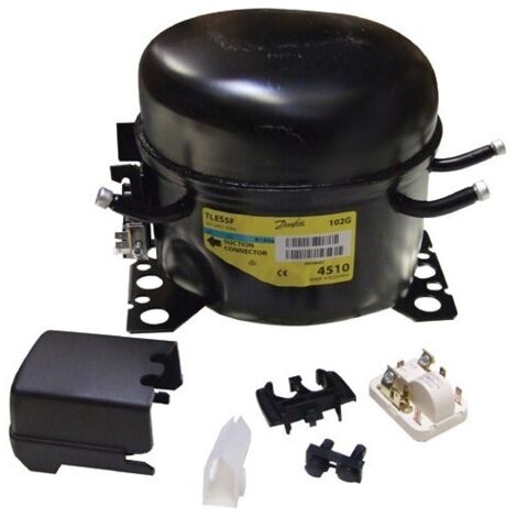Compresseur Danfoss R134A 1/6 CV pour réfrigérateur – Remplacement efficace – Compatible avec modèles Whirlpool – Fonctionnement optimal - TLES5F (1/2)