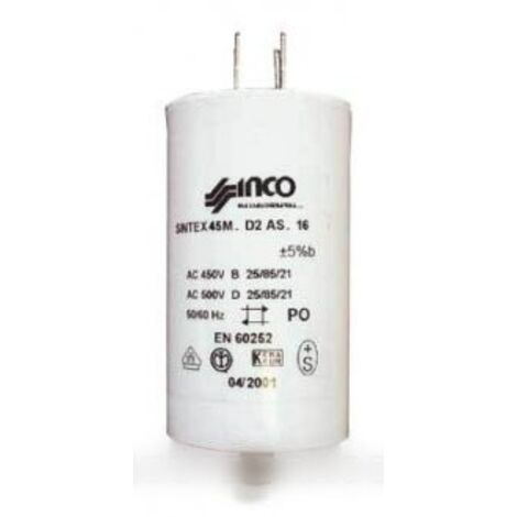 Condensateur 9uf 450 v pour demarrage moteur
